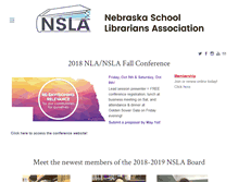 Tablet Screenshot of neschoollibrarians.org